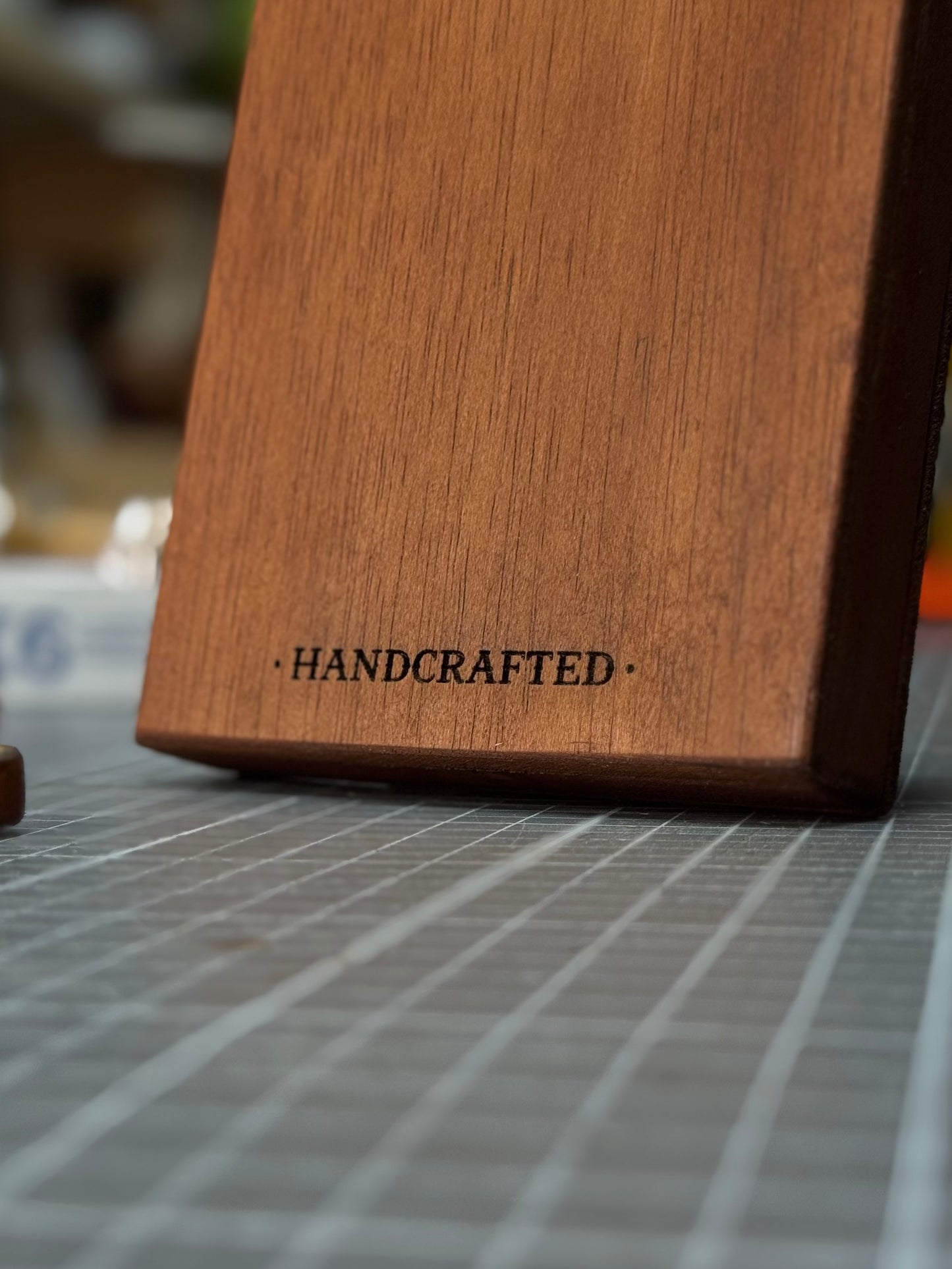 Handmade Brown Leather Money Clip