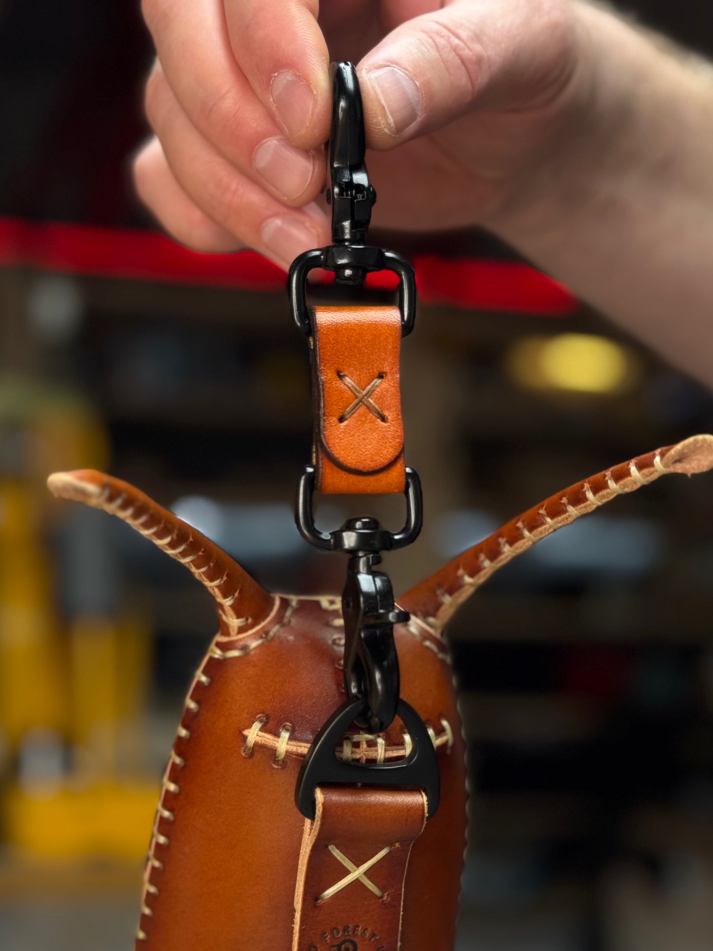 Leather Plankton Sculpture | Handmade Art Figure