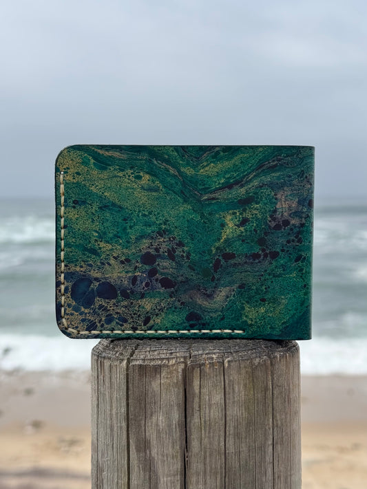 Leather wallet Belford | Unique Hand Dyed