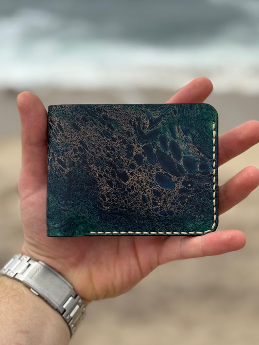 Leather wallet Belford | Unique Hand Dyed