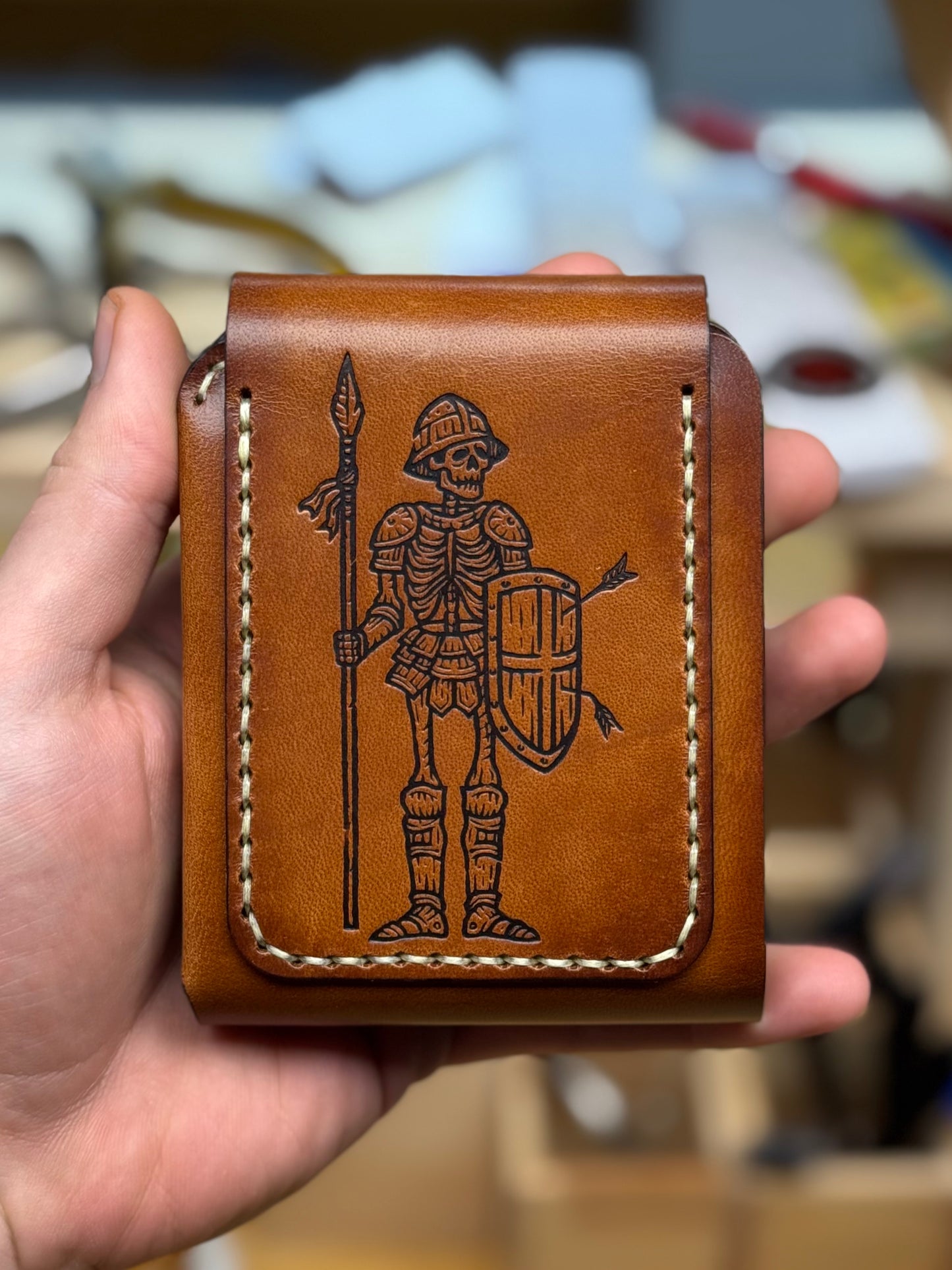 Brown Leather Wallet | Upgraded Classic Design