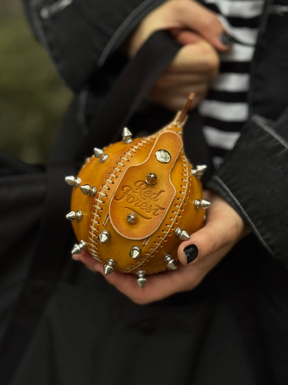 Handmade Leather Puffer FishKeychain with Storage | Functional Leather Keychain