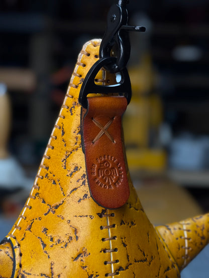 Handmade Leather Star Sculpture