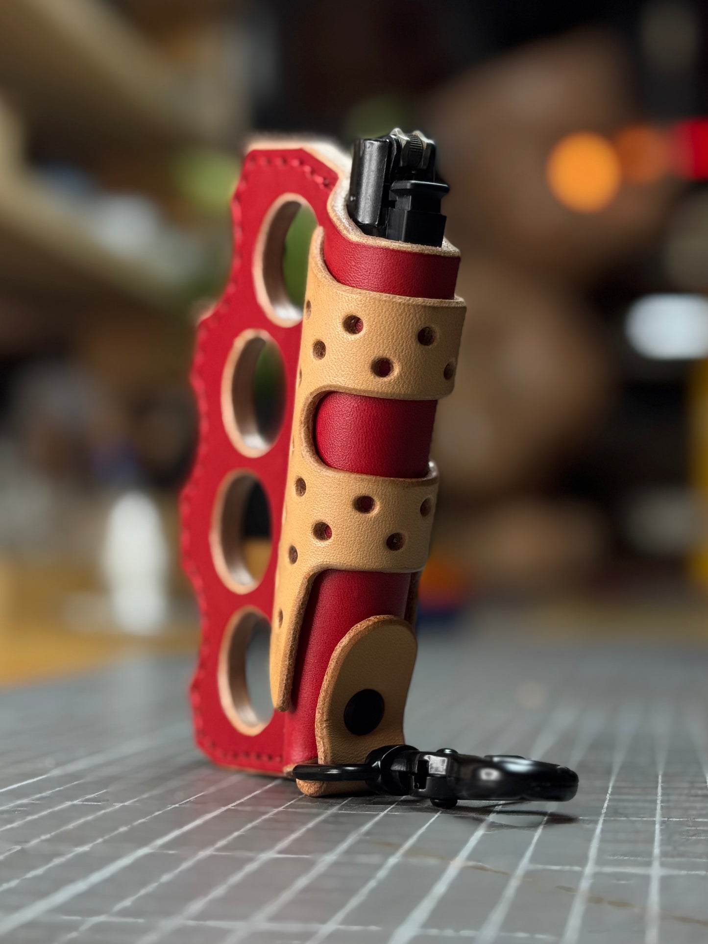 Leather Clipper Lighter Case | decorative Leather Cover