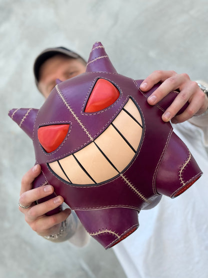 Handmade Leather Shadow Monster Sculpture | Collectible Art Piece