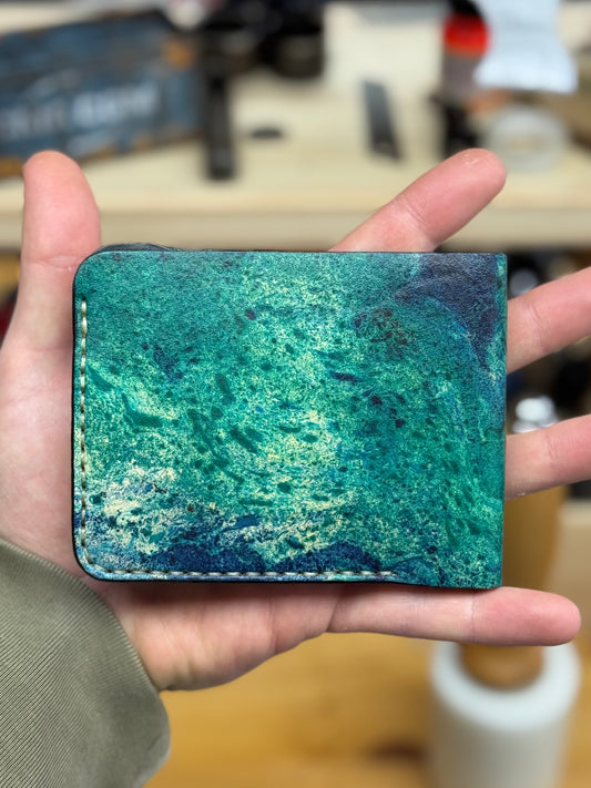 Belford Leather wallet | Unique hand Dyed