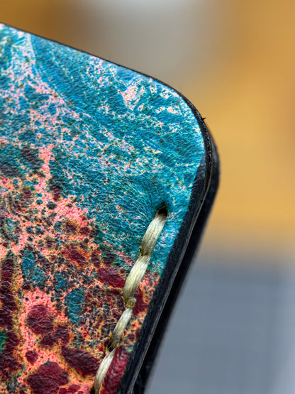 Leather wallet Belford | Unique Hand Dyed