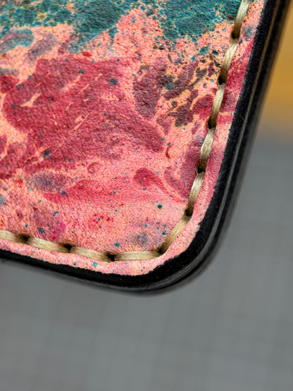 Leather wallet Belford | Unique Hand Dyed