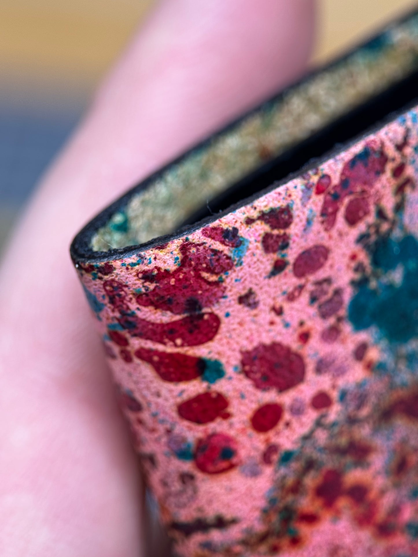 Leather wallet Belford | Unique Hand Dyed