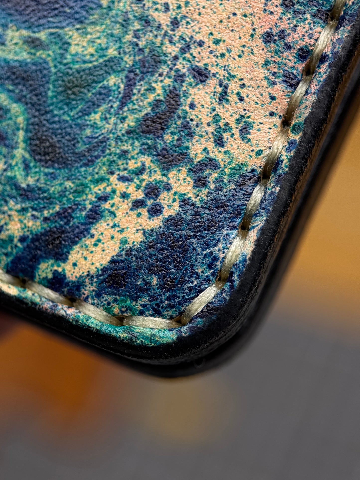 Belford Leather wallet | Unique hand Dyed