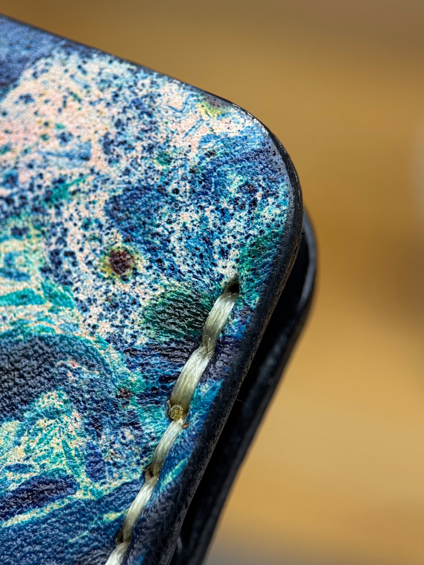 Belford Leather wallet | Unique hand Dyed