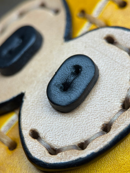 Handmade Leather Star Sculpture