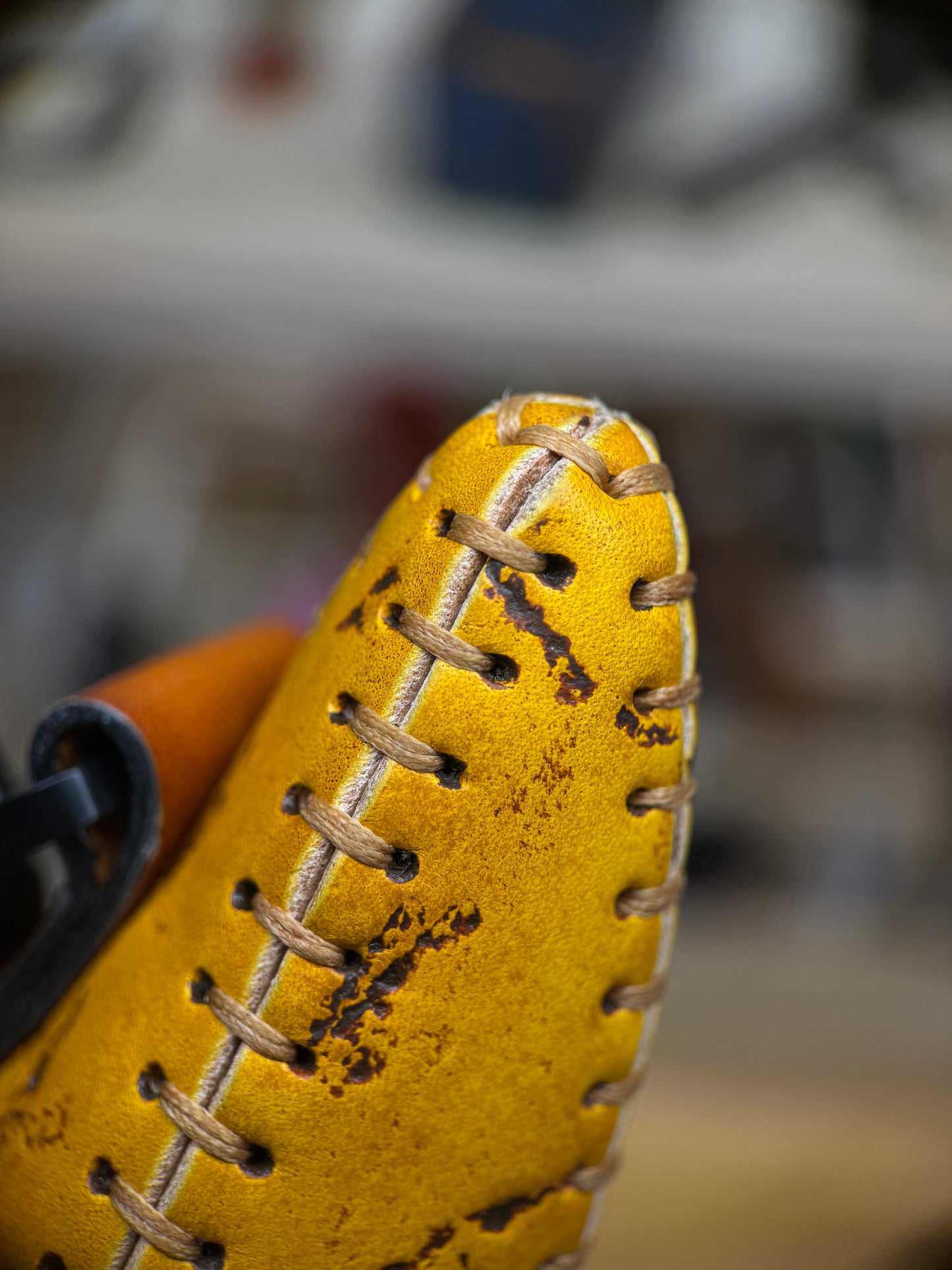 Handmade Leather Star Sculpture