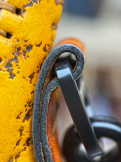 Handmade Leather Star Sculpture