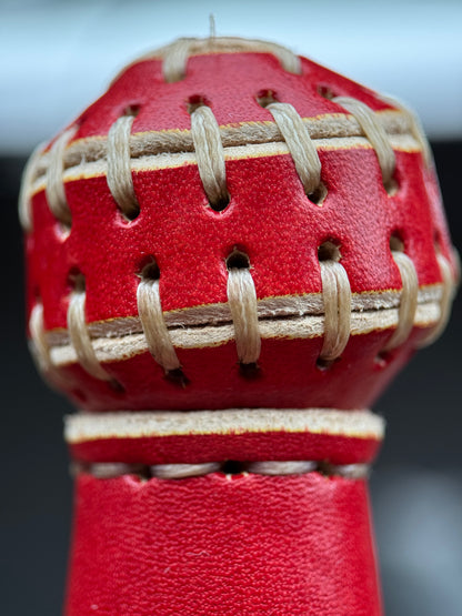 Handmade Leather Robot Sculpture with Storage Compartment