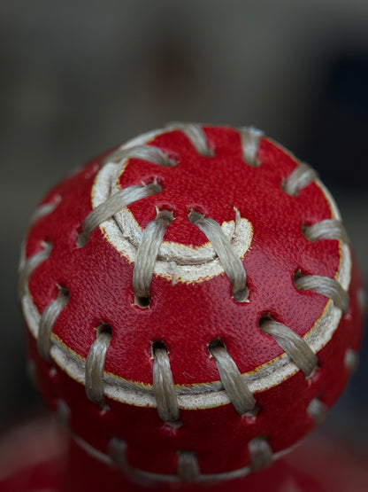 Handmade Leather Robot Sculpture with Storage Compartment