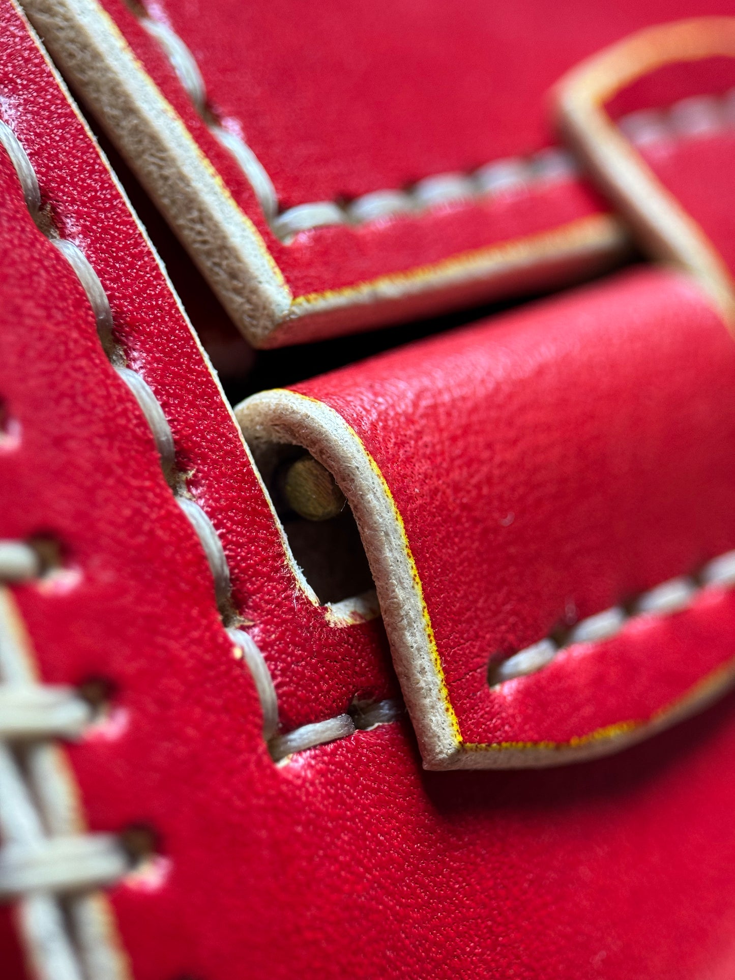 Handmade Leather Robot Sculpture with Storage Compartment