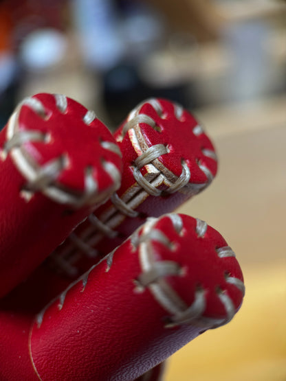 Handmade Leather Robot Sculpture with Storage Compartment