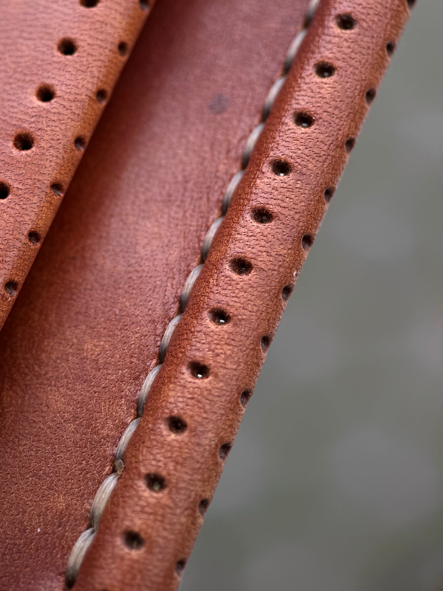 Small Brown leather Money Clip