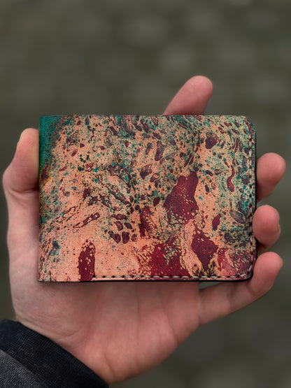 Leather wallet Belford | Unique Hand Dyed
