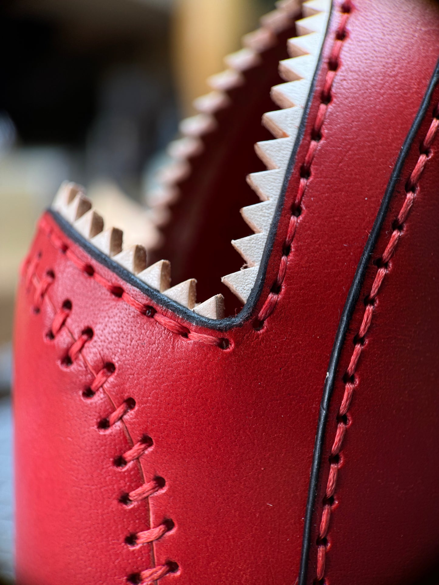 Leather Shark Pen Holder| Modular Desk Organizer