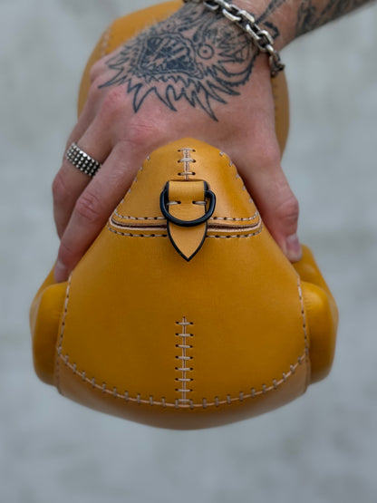Yellow Duck Leather Bag | Sculptural Leather Handbag