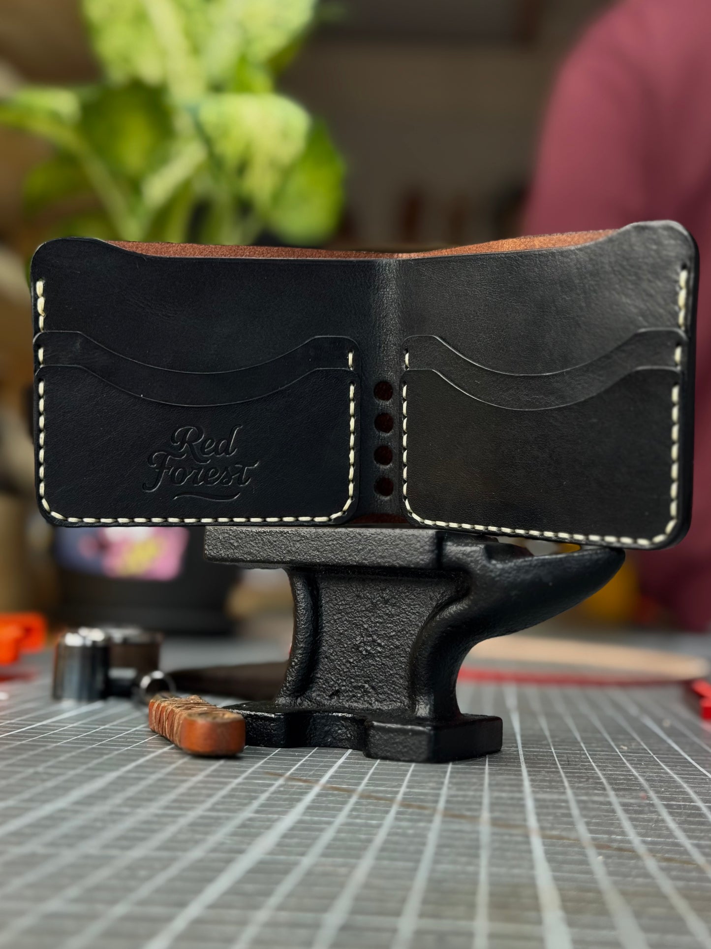 Brown Leather Wallet | 4 Card Pockets