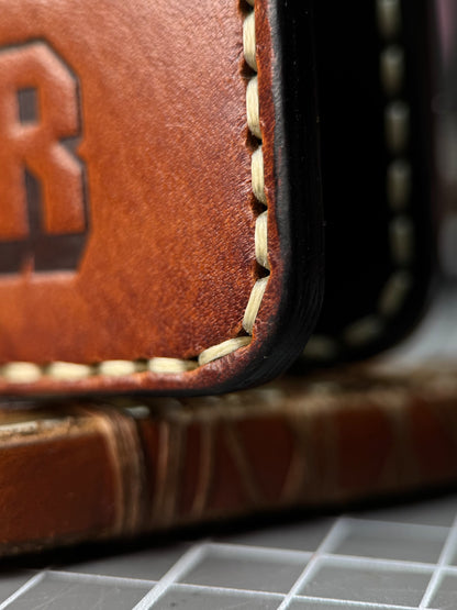 Brown Leather Wallet | 4 Card Pockets