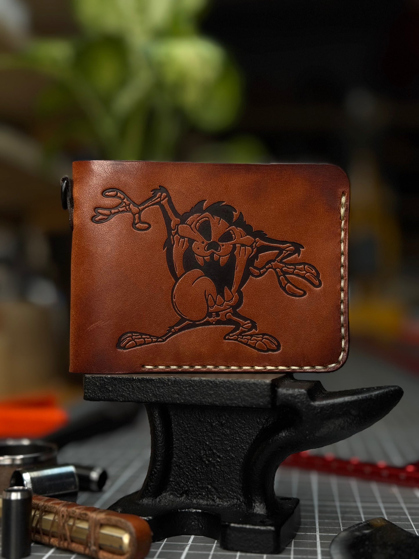 Brown Leather Wallet | 4 Card Pockets