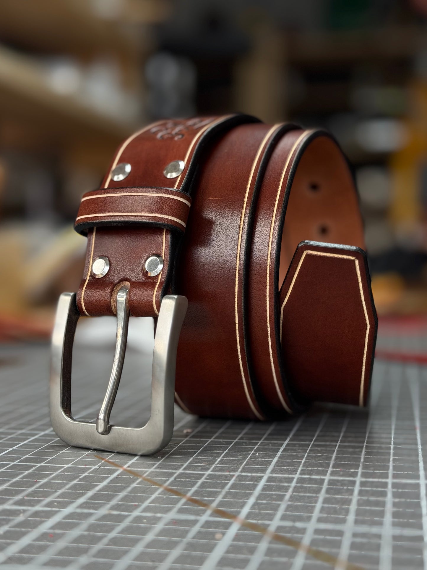 Brown Leather Belt