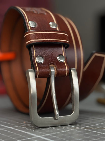 Brown Leather Belt