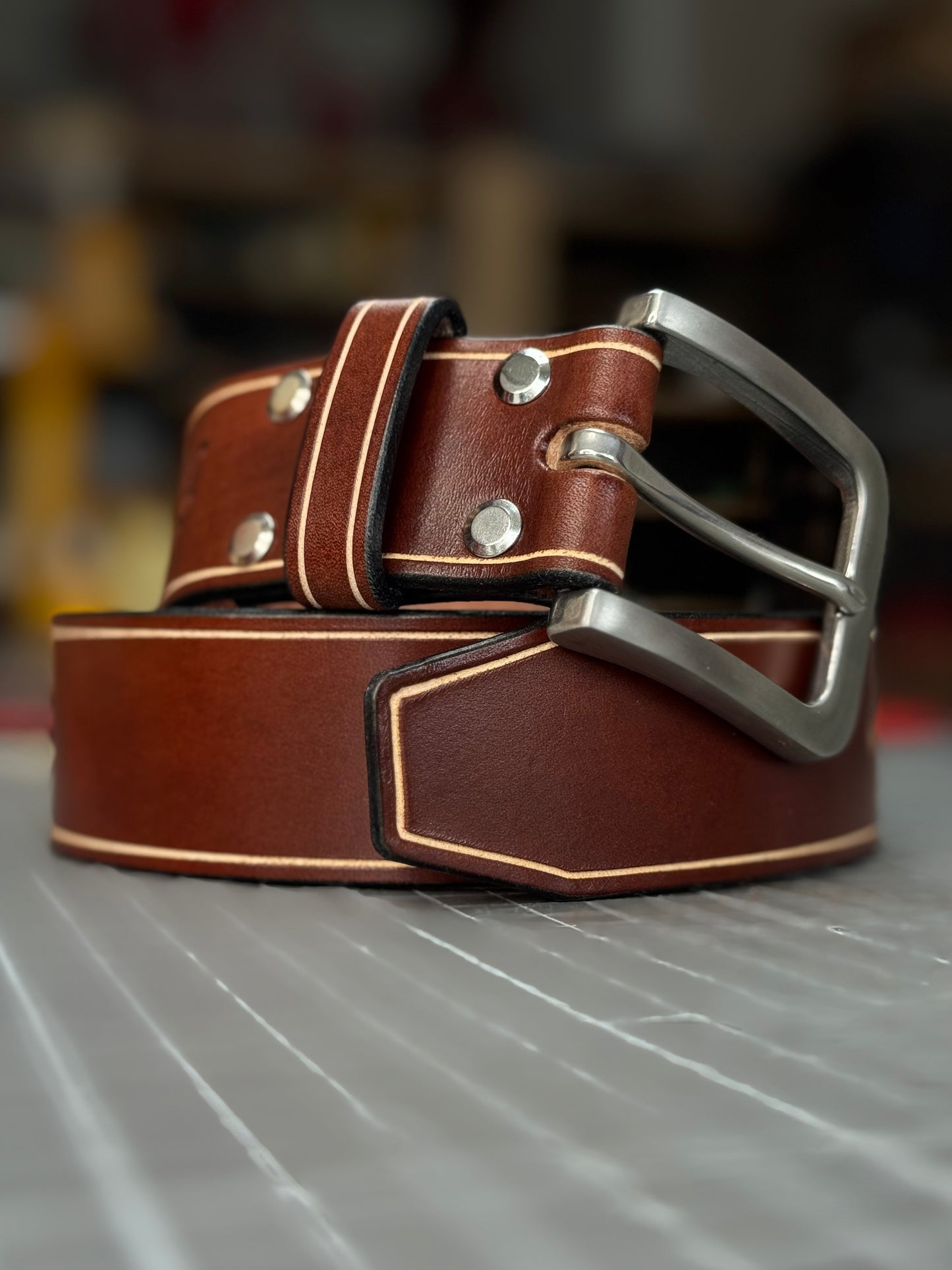 Brown Leather Belt