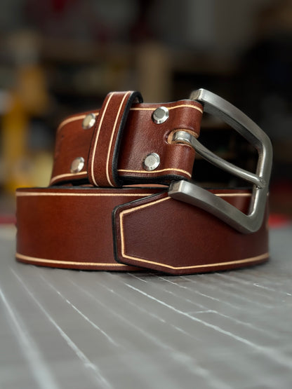 Brown Leather Belt