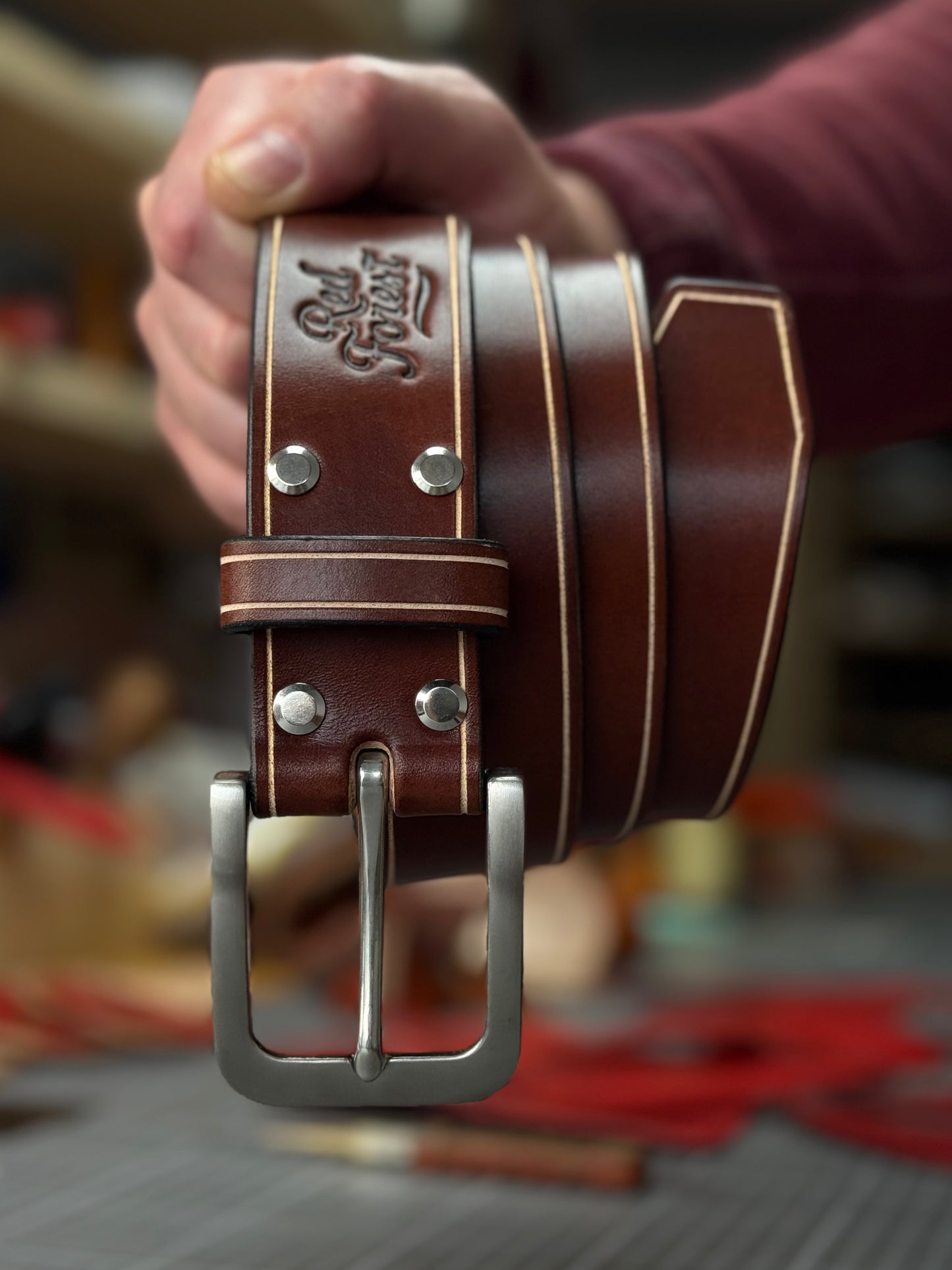 Brown Leather Belt