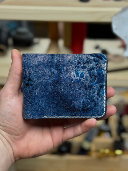 Leather wallet Belford | Unique Hand Dyed