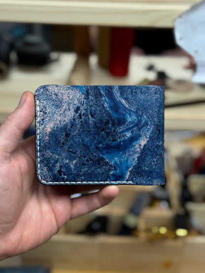 Leather wallet Belford | Unique Hand Dyed