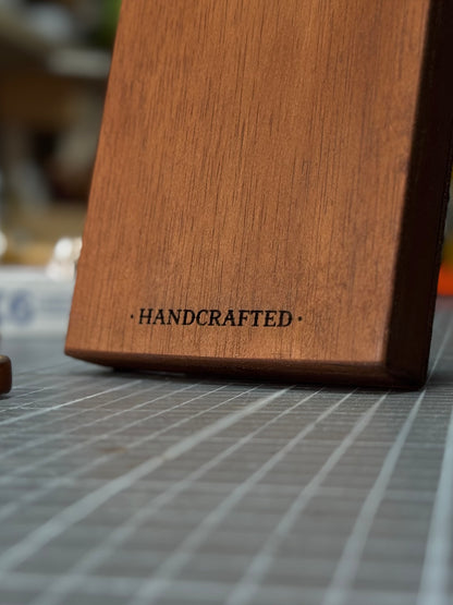 Handmade Leather Wallet with Eagle Embossing