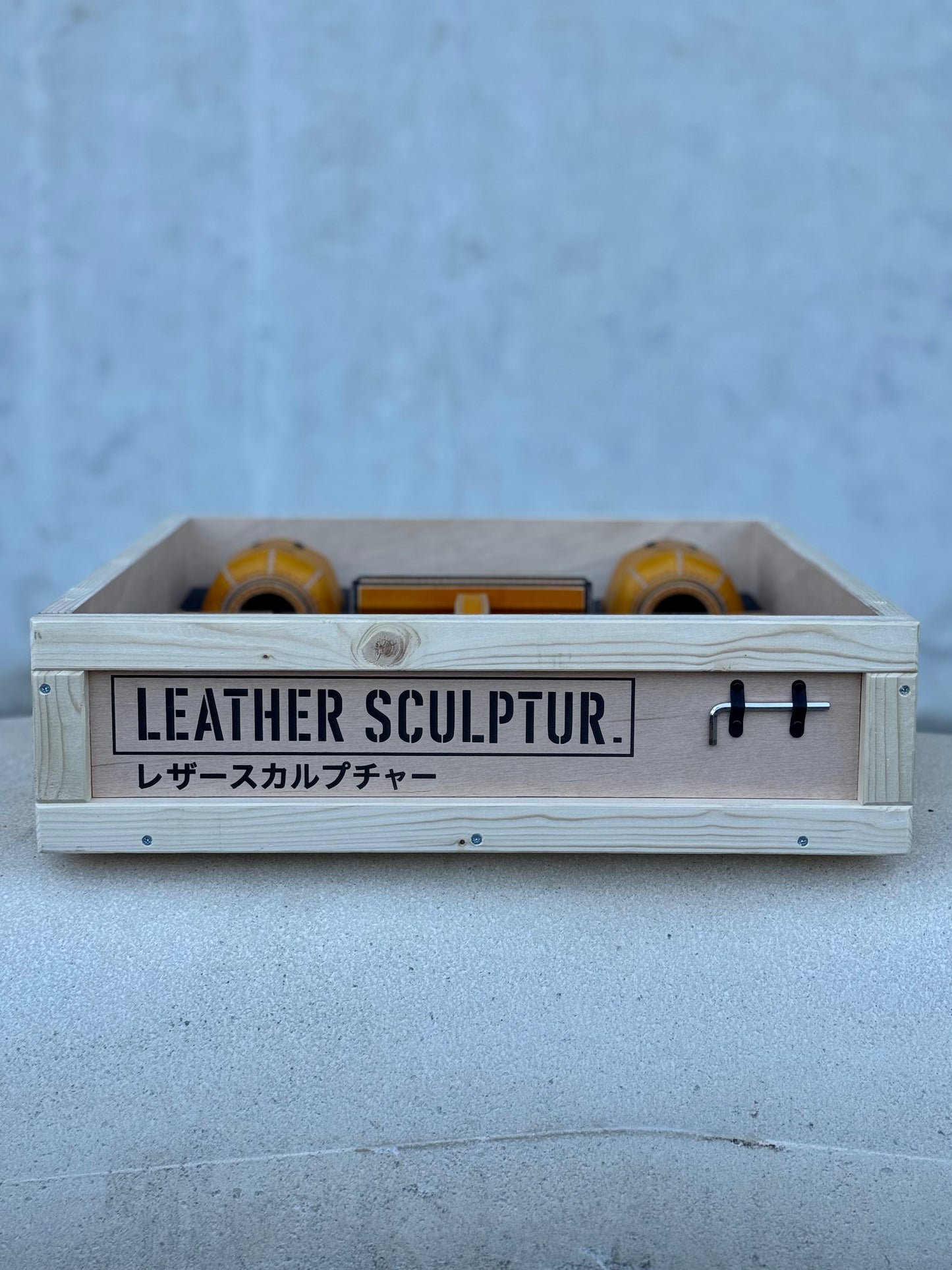 Handmade Building Block Character Leather Sculpture | Articulated Collectible