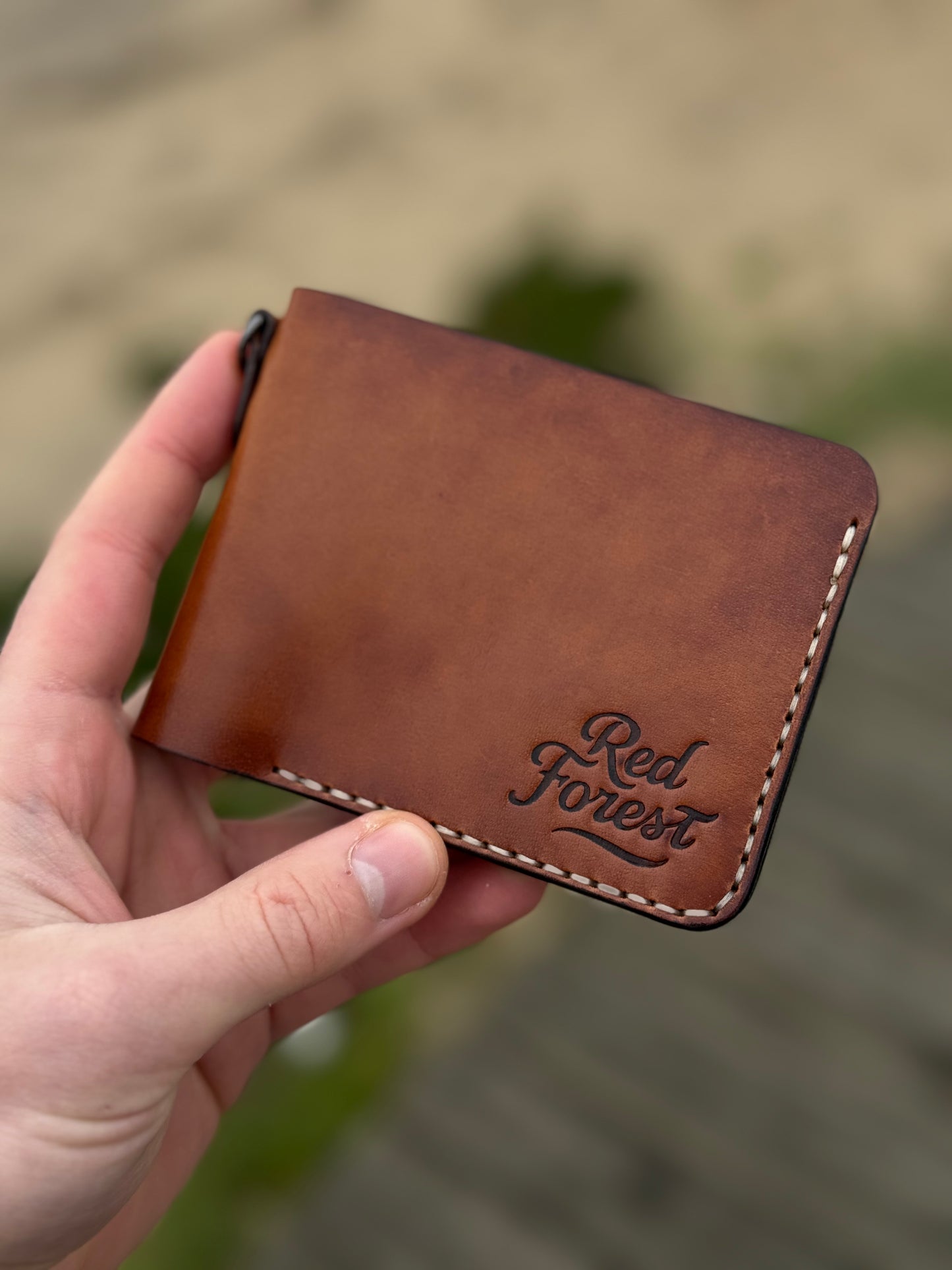 Brown Leather Wallet | 4 Card Pockets