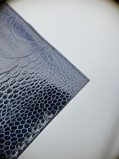 Handmade Ostrich Leather Wallet | Exotic Leather