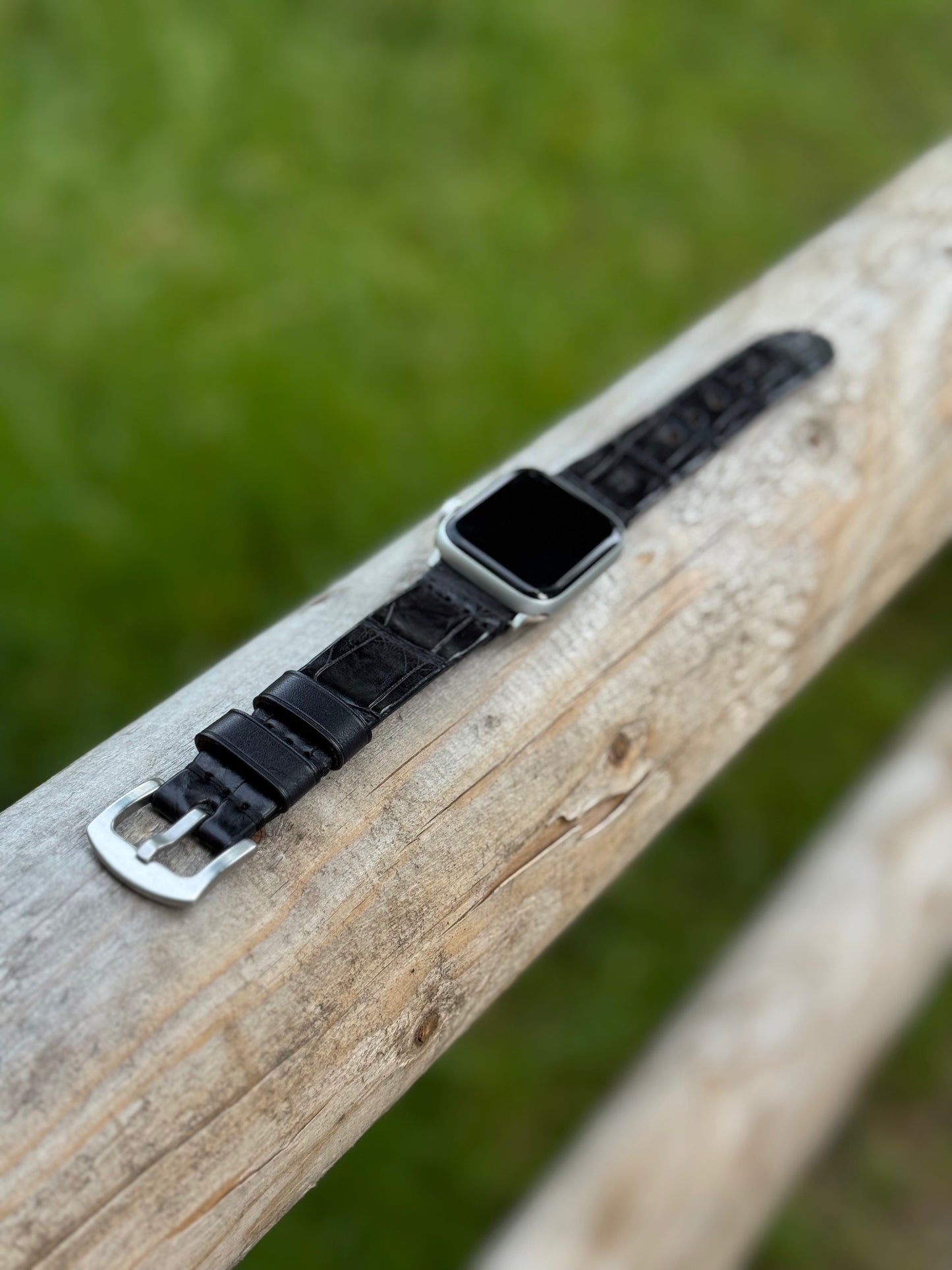Crocodile Leather Apple Watch Band