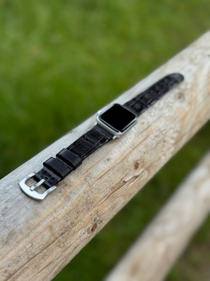 Crocodile Leather Apple Watch Band