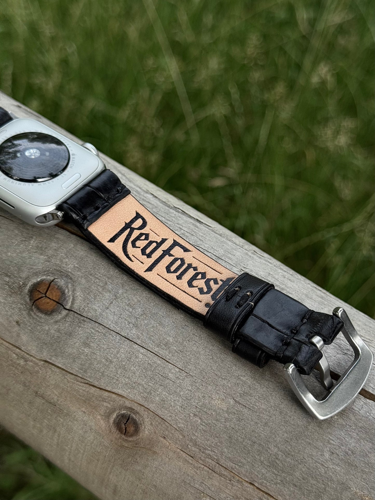 Crocodile Leather Apple Watch Band