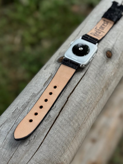 Crocodile Leather Apple Watch Band