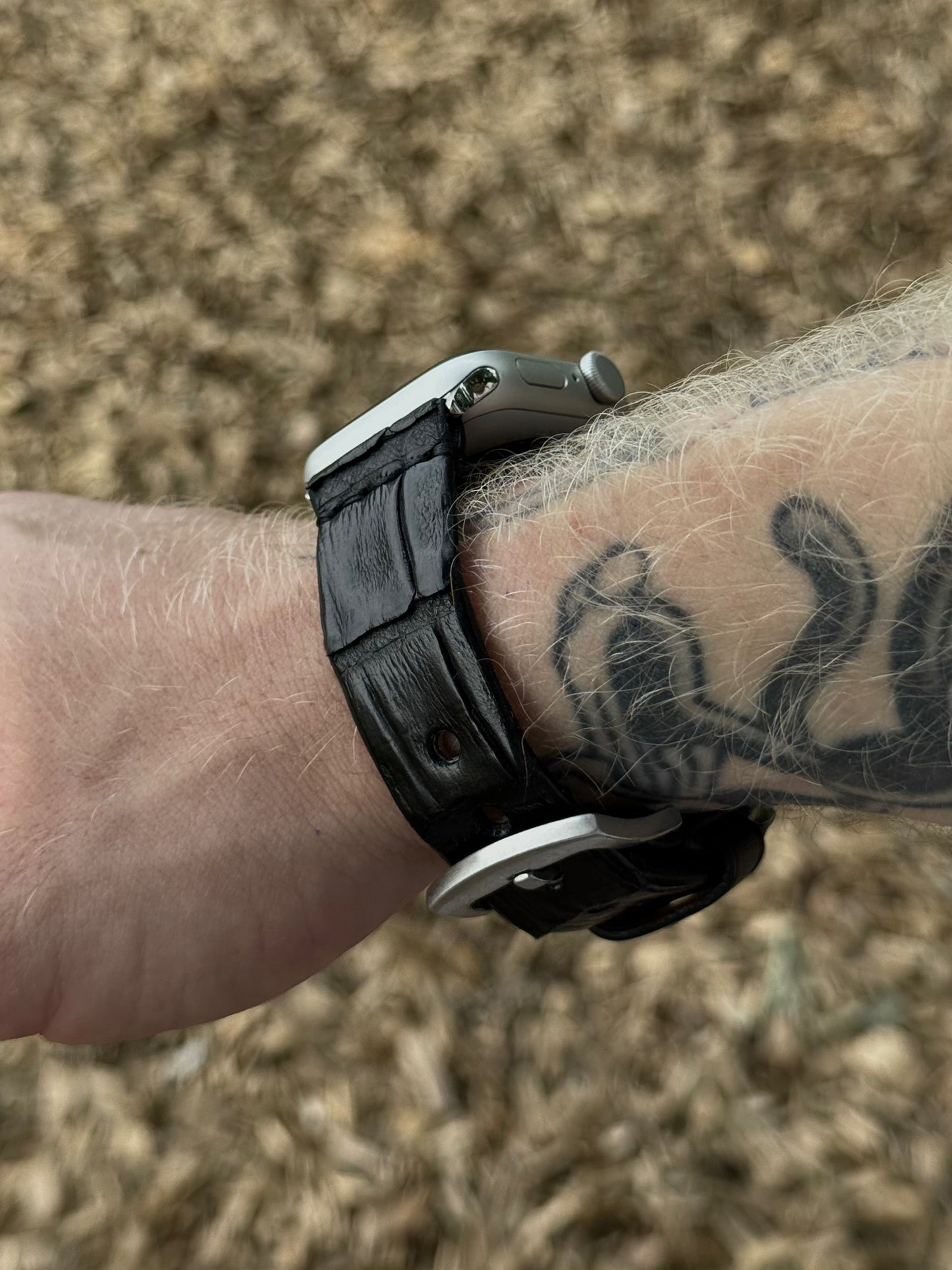 Crocodile Leather Apple Watch Band