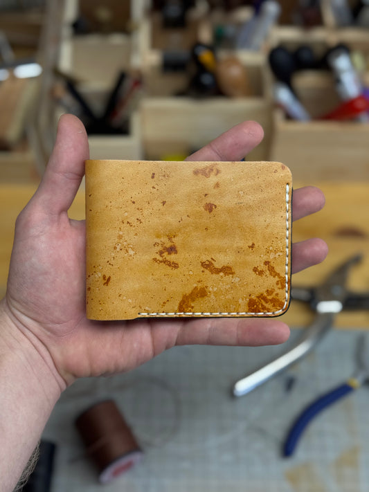 Leather wallet Belford | Unique Hand Dyed