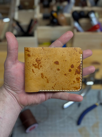 Leather wallet Belford | Unique Hand Dyed