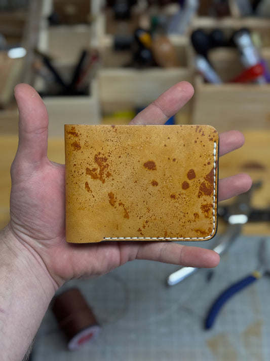 Leather wallet Belford | Unique Hand Dyed