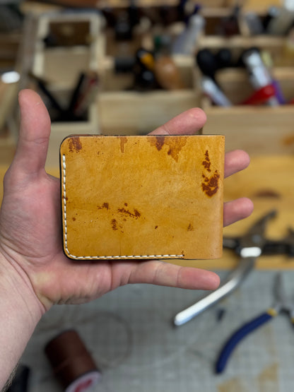 Leather wallet Belford | Unique Hand Dyed