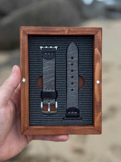 Ostrich Leather Apple Watch Band